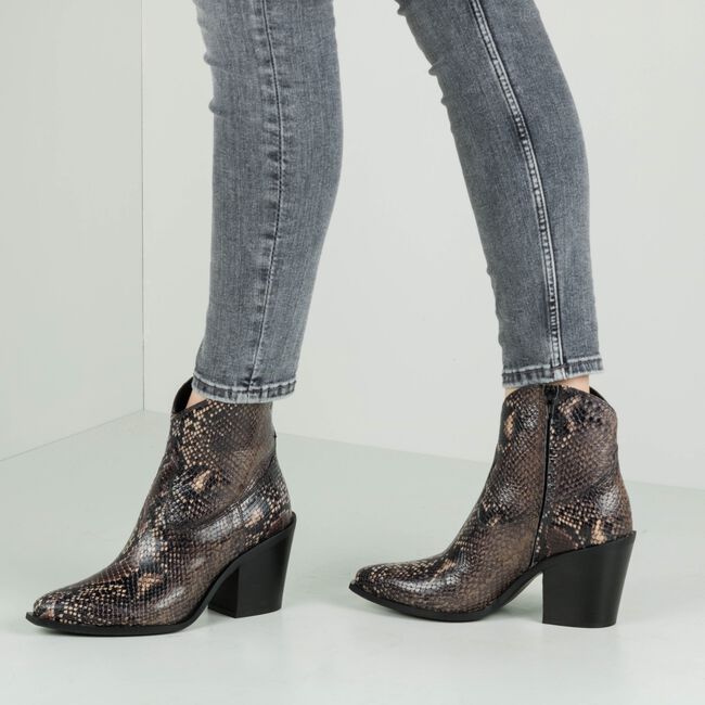 Bruine ROBERTO D'ANGELO Enkellaarsjes POLI Bruine ROBERTO D'ANGELO Enkellaarsjes POLI - large