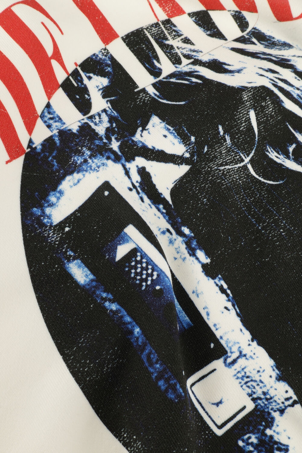 ALIX THE LABEL Chandail LADIES KNITTED PHOTOPRINT SWEATER en blanc - large