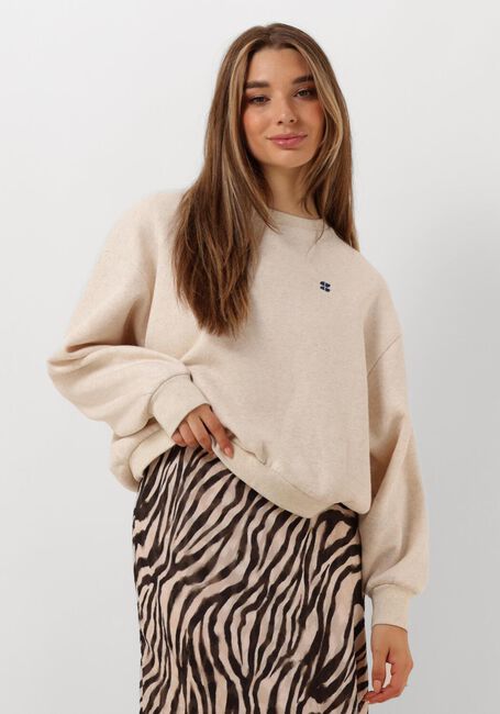BY-BAR Pull BIBI SMALL LOGO SWEATER Blanc - large
