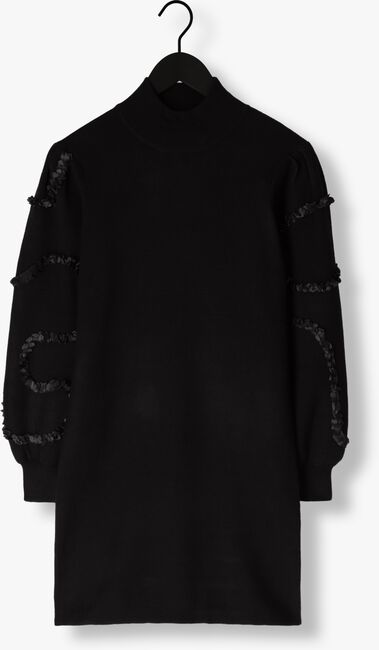 Zwarte OBJECT Mini jurk OBJDIDI L/S SHORT KNIT DRESS 129 - large