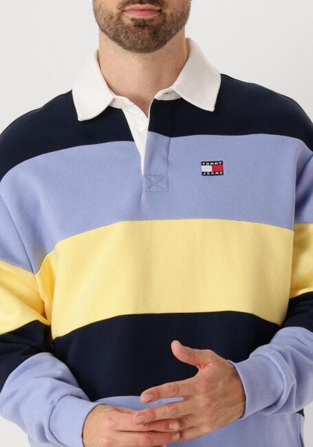 Multi TOMMY JEANS Polo TJM RLX BADGE STRIPE RUGBY - large