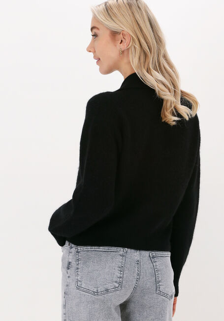 JUST FEMALE Gilet REBELO COLLAR CARDIGAN en noir - large