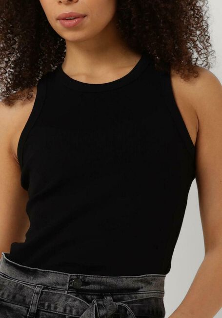 Zwarte ESM&Eacute; STUDIOS Top BLOSSOM RACERBACK RIB TANK - large