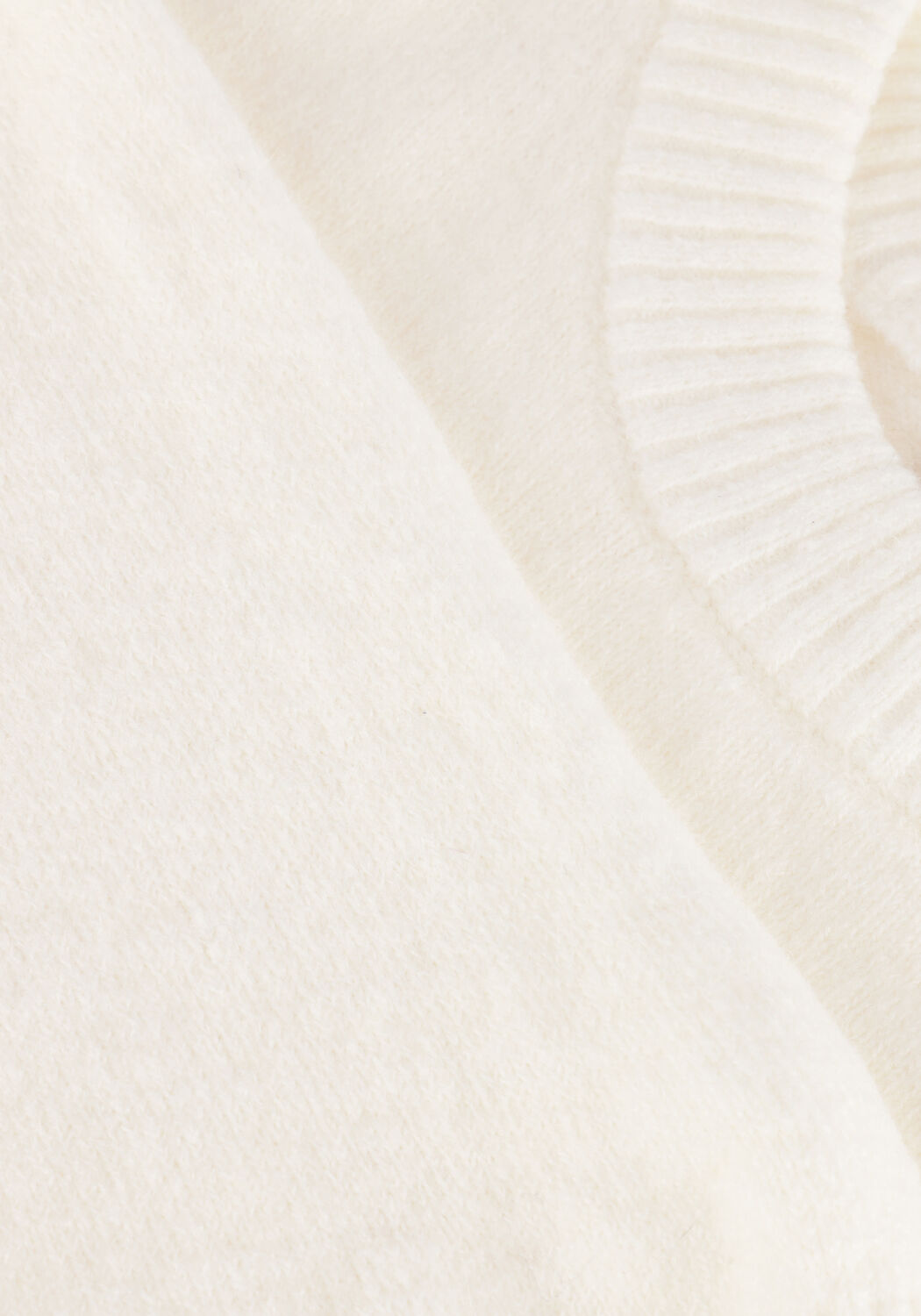 Ecru MODSTR&Ouml;M Trui TREEMD O-NECK - large