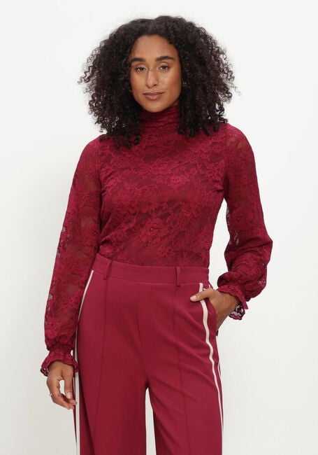 POM AMSTERDAM RUBY LACE BURGUNDY RED Blouses Bordeaux - large