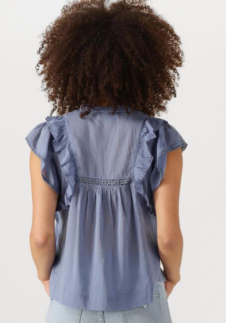 NEO NOIR JAYLA S VOILE TOP Blouses en bleu - large