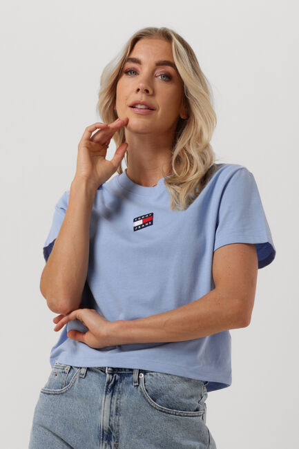 TOMMY JEANS T-shirt TJW TOMMY CENTER BADGE TEE en bleu - large
