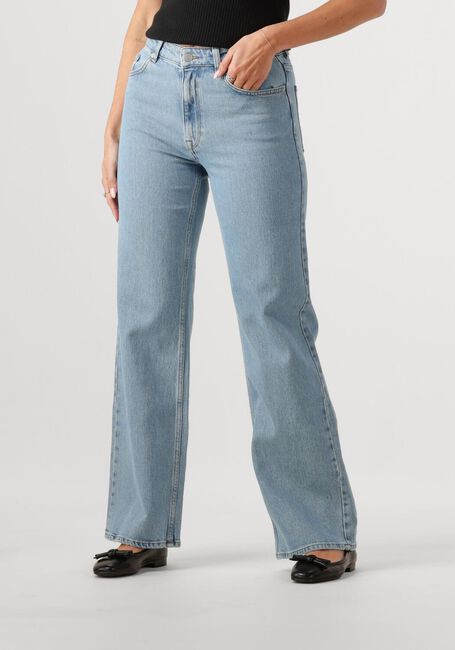 Lichtblauwe SELECTED FEMME Wide jeans SLFALICE-N HW WIDE LON - large