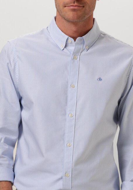 SCOTCH & SODA Chemise décontracté OXFORD STRIPE en bleu - large
