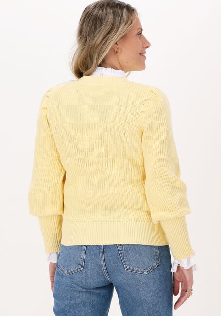 SELECTED FEMME Pull EMBER LS KNIT O-NECK en jaune - large