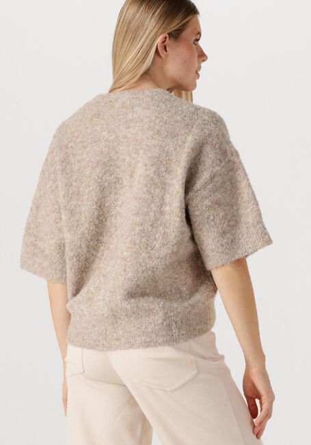 STUDIO AR Pull JESSICA BOUCLE KNIT en beige - large