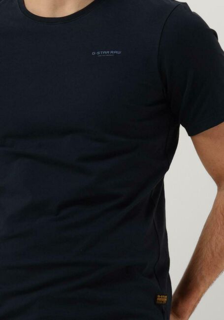 Donkerblauwe G-STAR RAW T-shirt SLIM BASE R T S/S - large