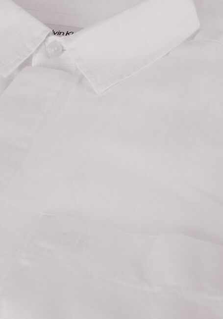 CALVIN KLEIN Chemise décontracté LINEN COTTON REGULAR SHIRT en blanc - large