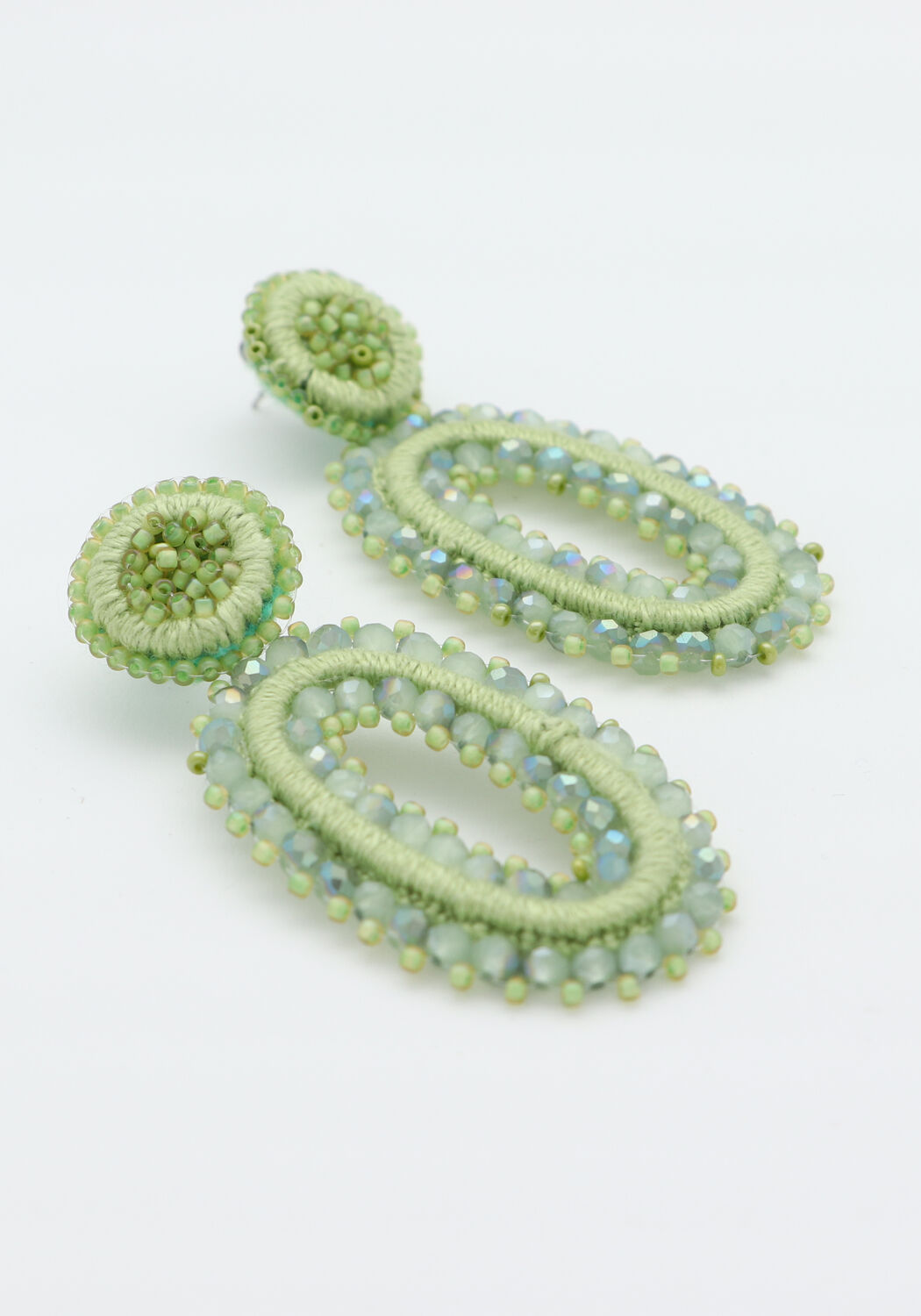 Mint PAULIE POCKET Sieraad OVAL TARAH EARRINGS - large