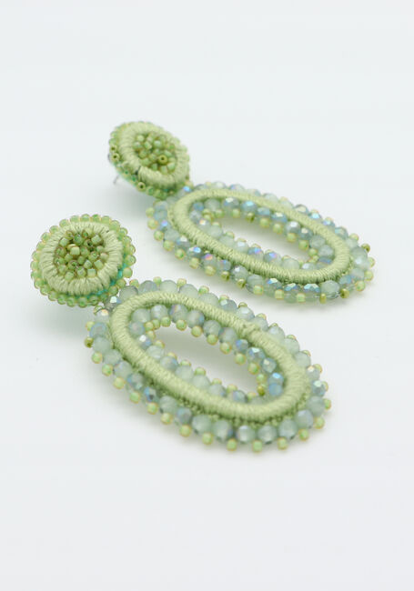 Mint PAULIE POCKET Sieraad OVAL TARAH EARRINGS - large