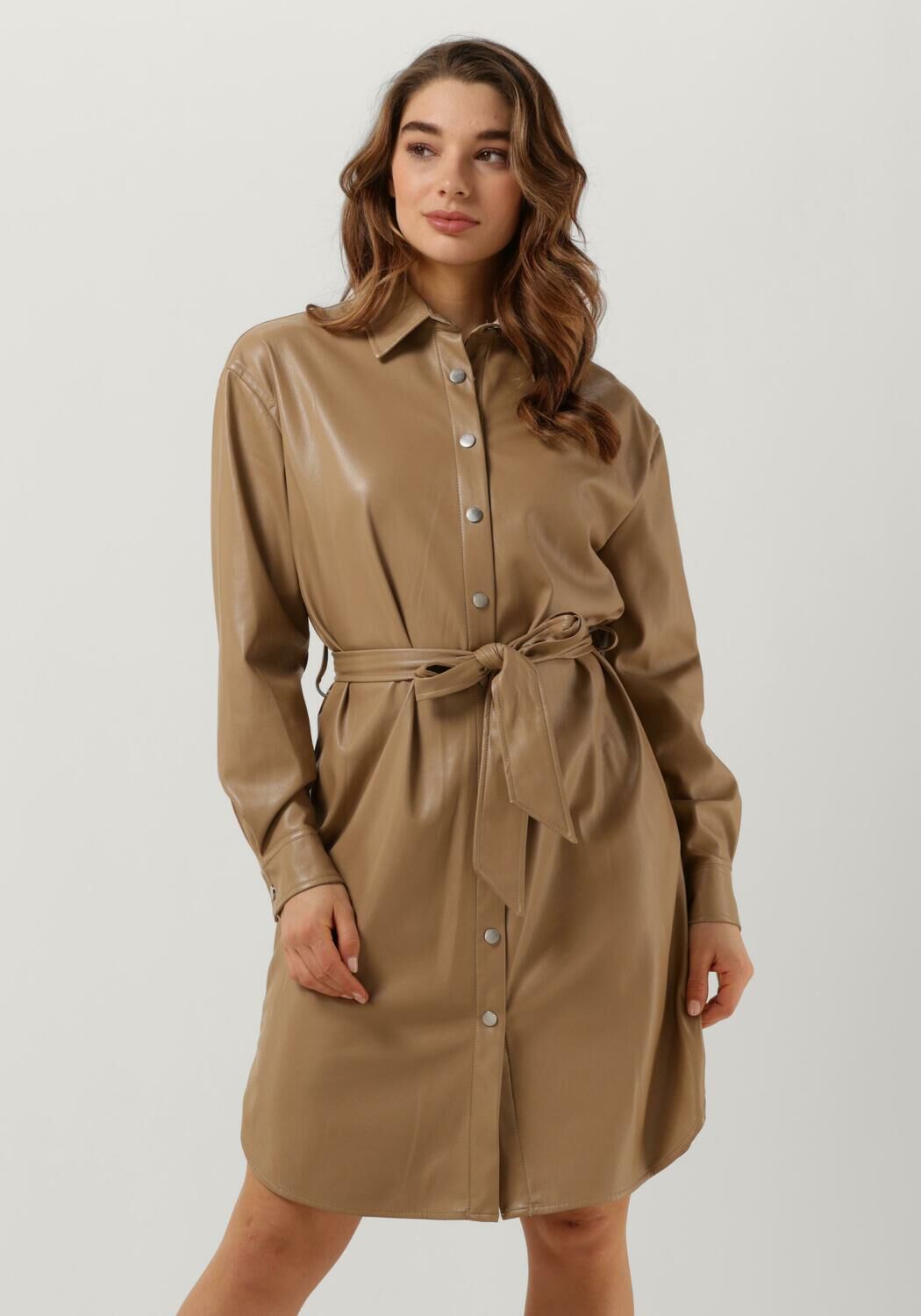 taupe guess mini jurk eudokia dress
