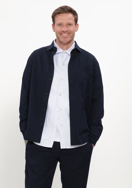 Donkerblauwe THE GOODPEOPLE Overshirt SEPPE - large