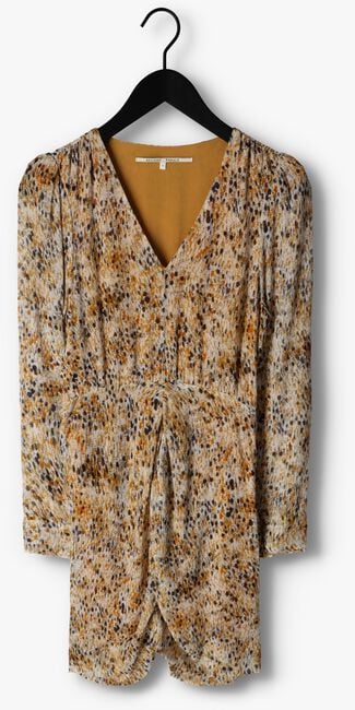 Bruine SECOND FEMALE Mini jurk LINARIA MINI DRESS - large