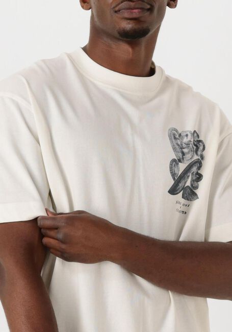 SELECTED HOMME T-shirt SLHRELAXWILL LICENSE SS O-NECK TEE Blanc - large