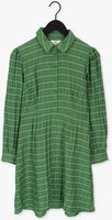Groene OBJECT Mini jurk KENDRA L/S DRESS