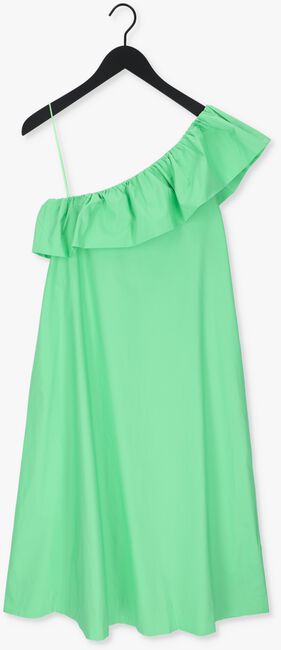 SECOND FEMALE Robe midi JUTTA ONE SHOULDER DRESS en vert - large
