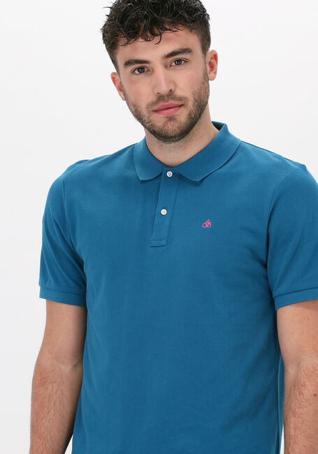 Blauwe SCOTCH & SODA Polo CLASSIC PIQUE POLO IN ORGANIC COTTON - large