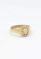  NOTRE-V Sieraad RING ROUND STRASS - medium