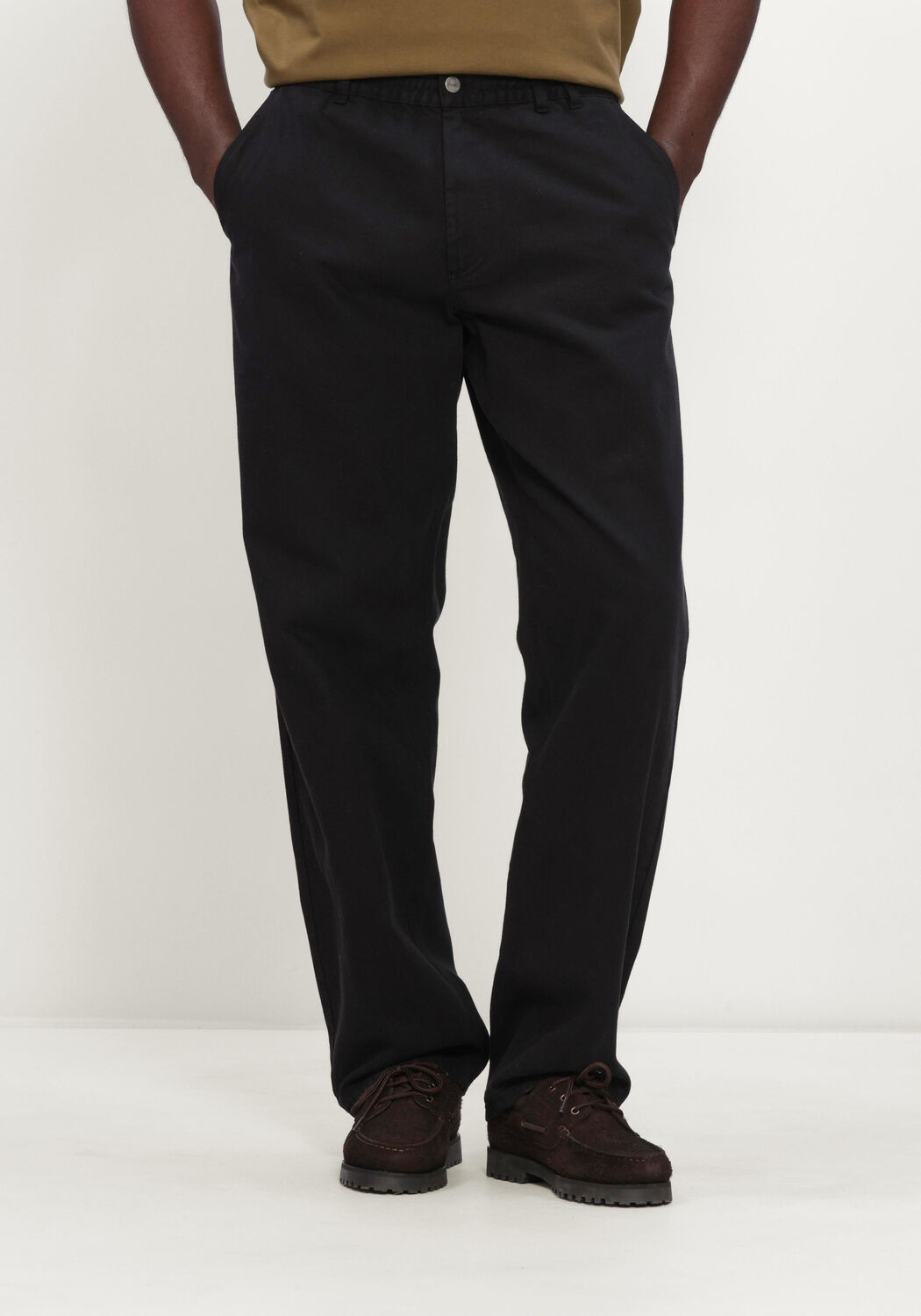 FOR&Eacute;T Pantalon CLAY TWILL PANTS en noir - large