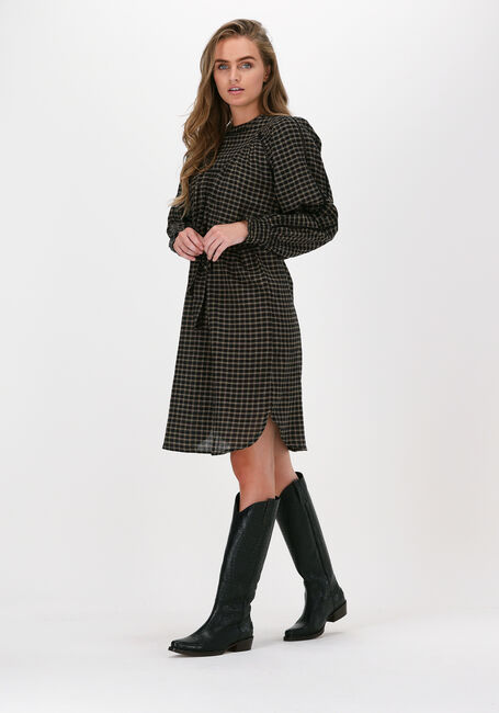 BY-BAR Mini robe BOBBIE CHECK DRESS en noir - large