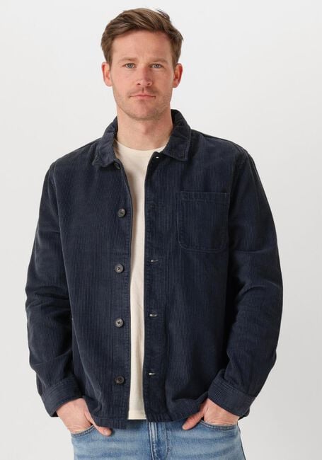 Donkerblauwe STRØM Clothing Overshirt OVERSHIRT - large