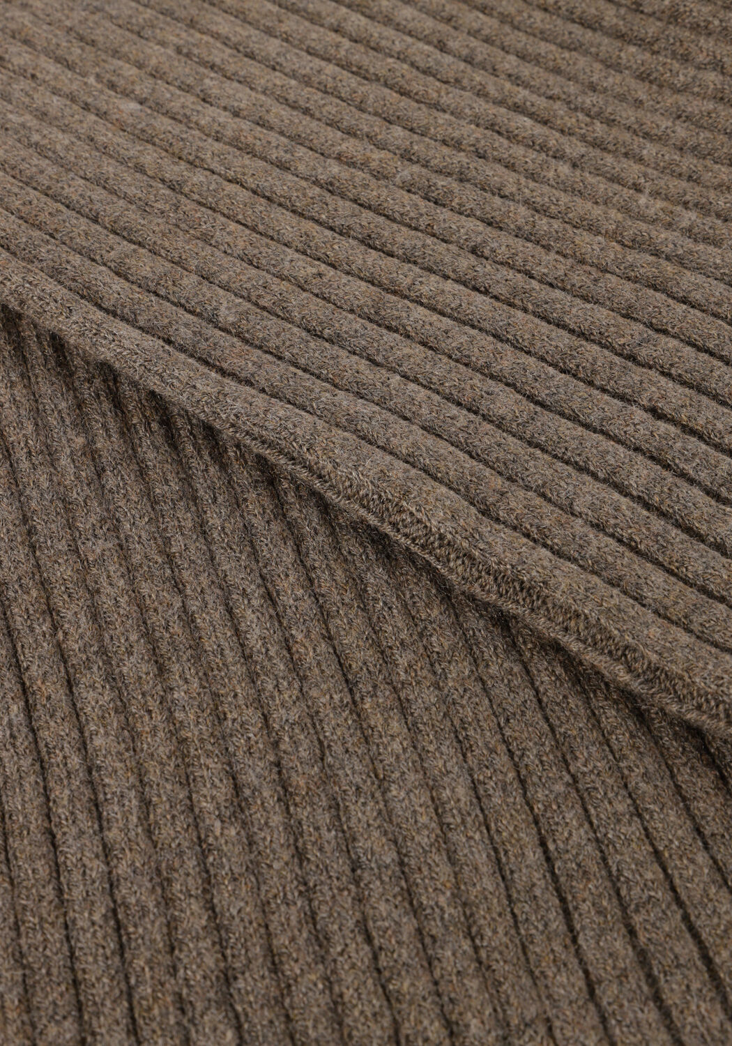 OBJECT Pull OBJELVA 2/4 RE O-NECK KNIT en marron - large