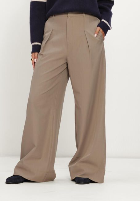 CO'COUTURE Pantalon large LUNACC PLEAT PANT en beige - large