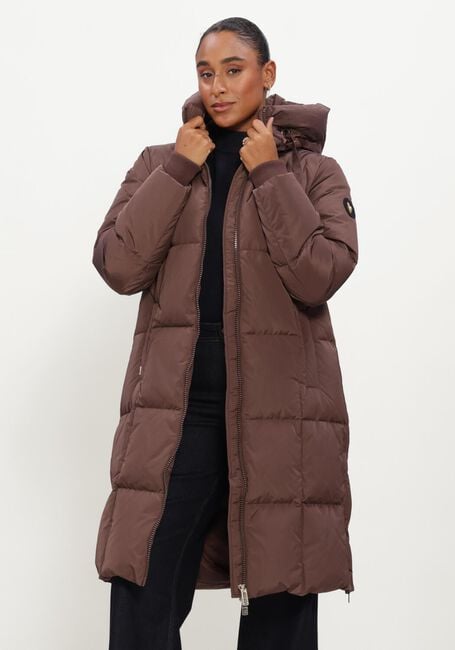 MOS MOSH Veste matelass&eacute; MMNOVA SQUARE DOWN COAT en marron - large