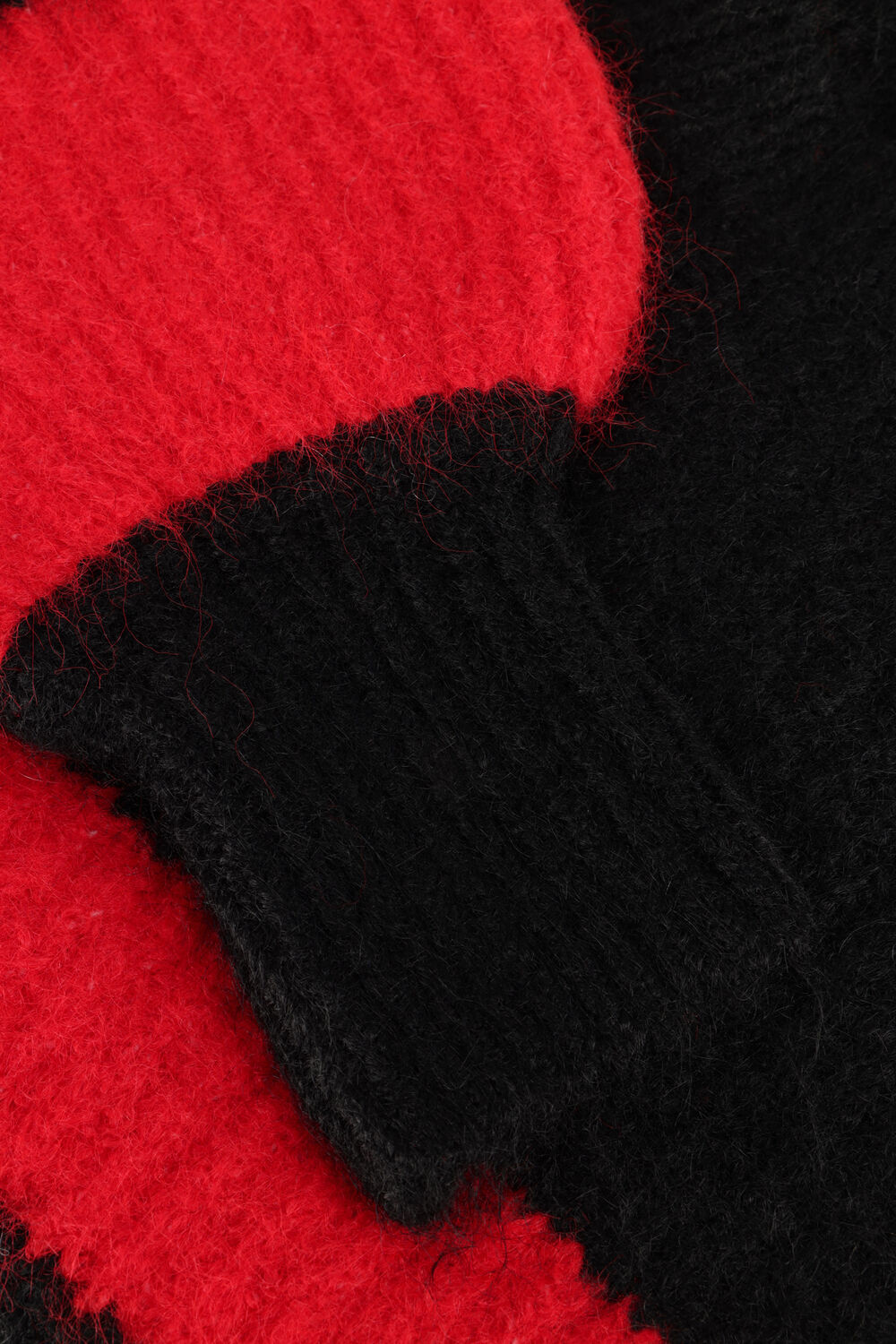 Zwarte CO'COUTURE Trui CORALEE BLOK RIB KNIT - large