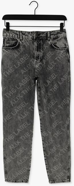 ALIX THE LABEL Mom jeans LADIES WOWVEN DENIM TEXT MOM JEANS Gris foncé - large