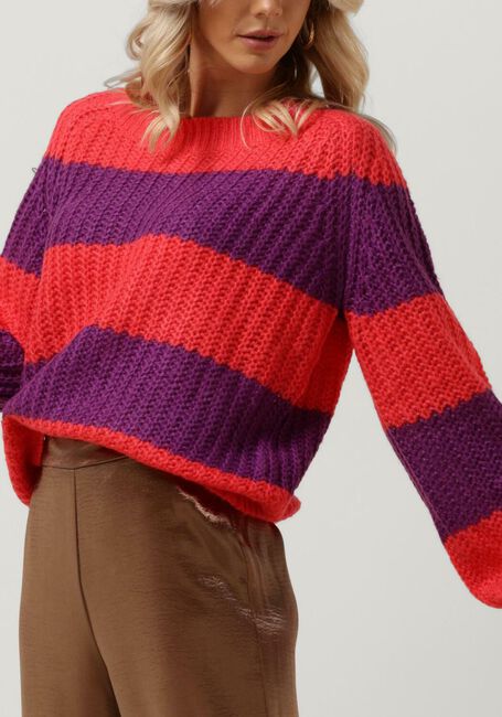 YDENCE Pull KNITTED SWEATER FRANKIE Corail - large