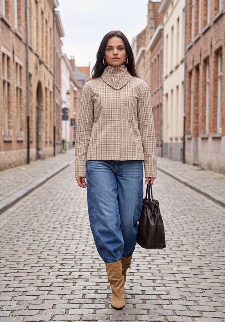 ROUGE EDIT ROUREENA L/S SHIRT Blouses en beige - large