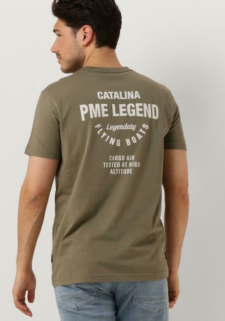 PME LEGEND T-shirt SHORT SLEEVE R-NECK PLAY SINGLE JERSEY en vert - large