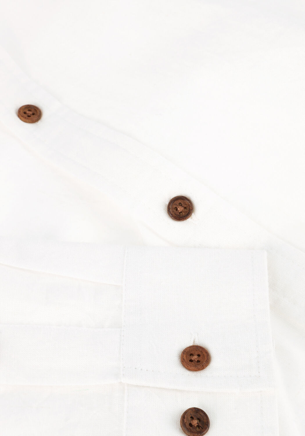 Witte ANERKJENDT Casual overhemd AKLEIF L/S COT/LINEN SHIRT - large