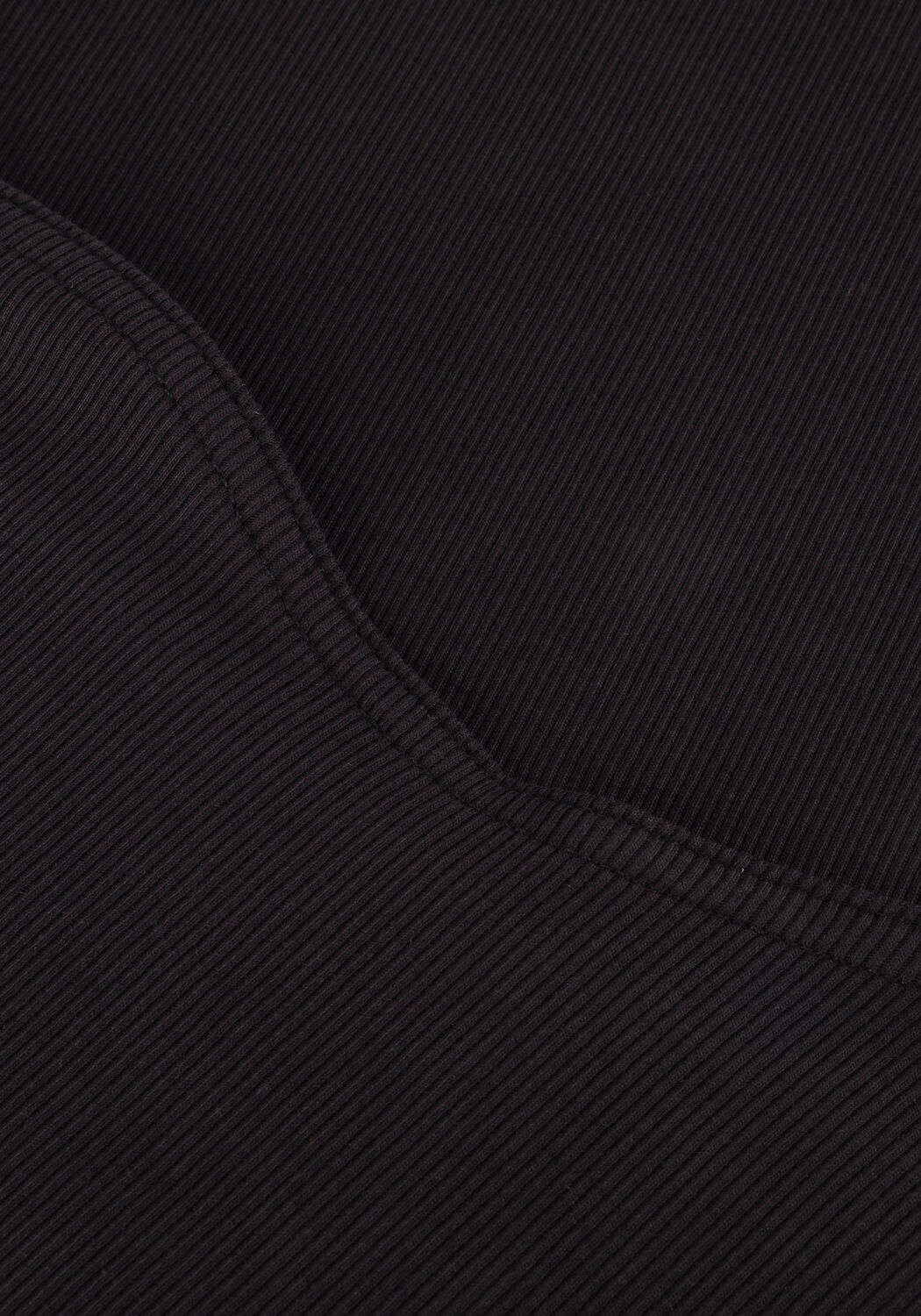 CALVIN KLEIN Robe midi WOVEN LABEL RIB SLEEVELESS DRESS en noir - large