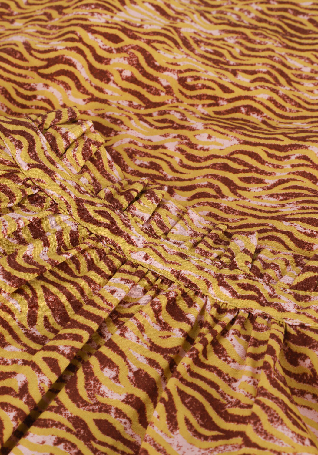 Oker SCOTCH & SODA Mini jurk COLOR BLOCKED COTTON THROW-ON DRESS - large