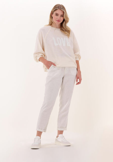 10DAYS Chandail SQUARE MESH SWEATER Écru - large