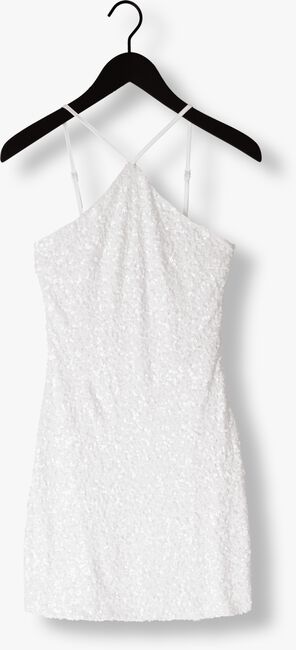 Witte Y.A.S.  YASARIELLE SL SEQUIN MINI DRESS - large