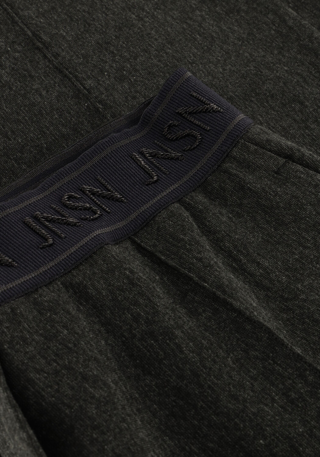 JANSEN AMSTERDAM Pantalon large ELLEN BROEK HVM 411 WIDE LEG ELASTIQUE LOGO WAISTBAND Gris fonc&eacute; - large