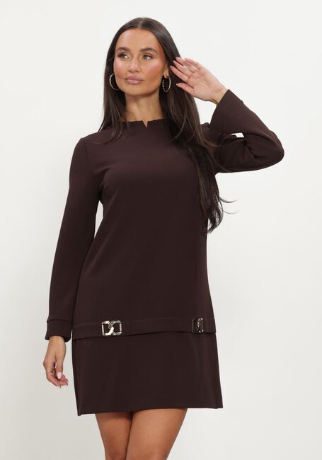 ANA ALCAZAR Robe midi 042186.3911 en marron - large