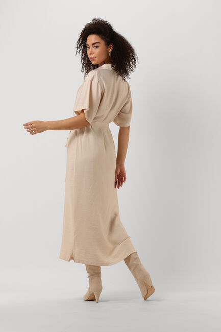 Zand ANOTHER LABEL Midi jurk SANGO DRESS - large