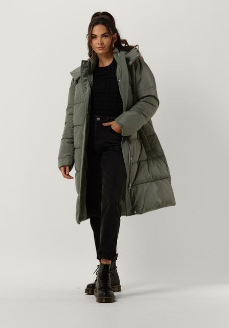 LEVETE ROOM Veste matelassé LR-GIBELLA JACKET en vert - large