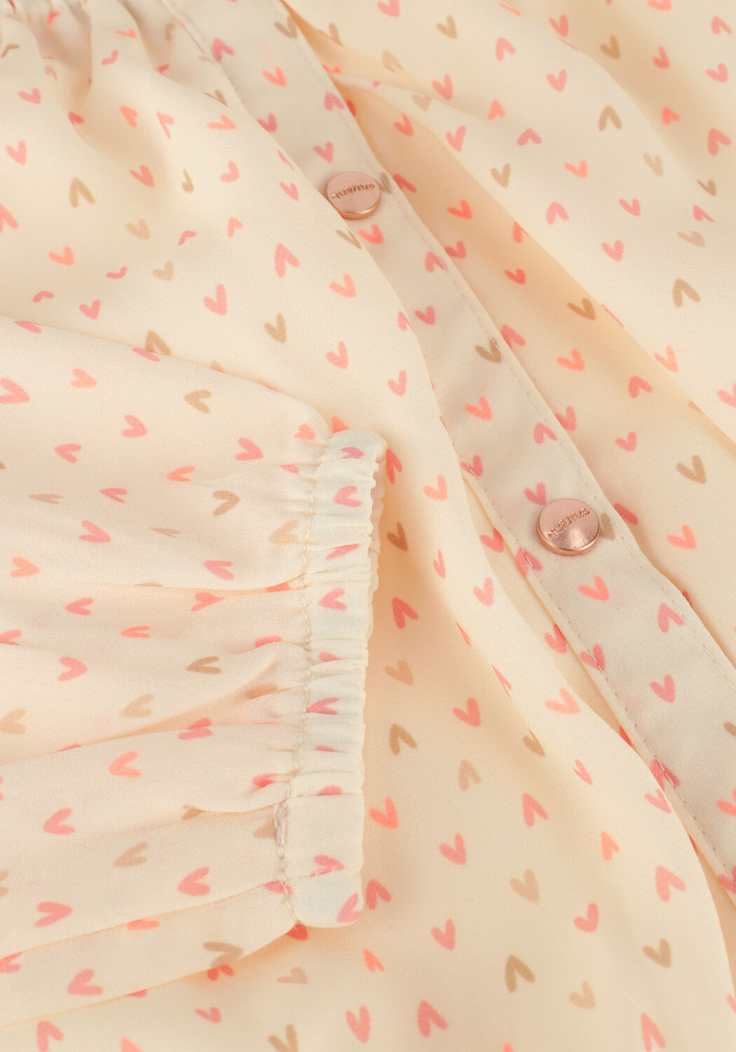 Ecru NONO  TOMAS HEART CROPPED BLOUSE - large