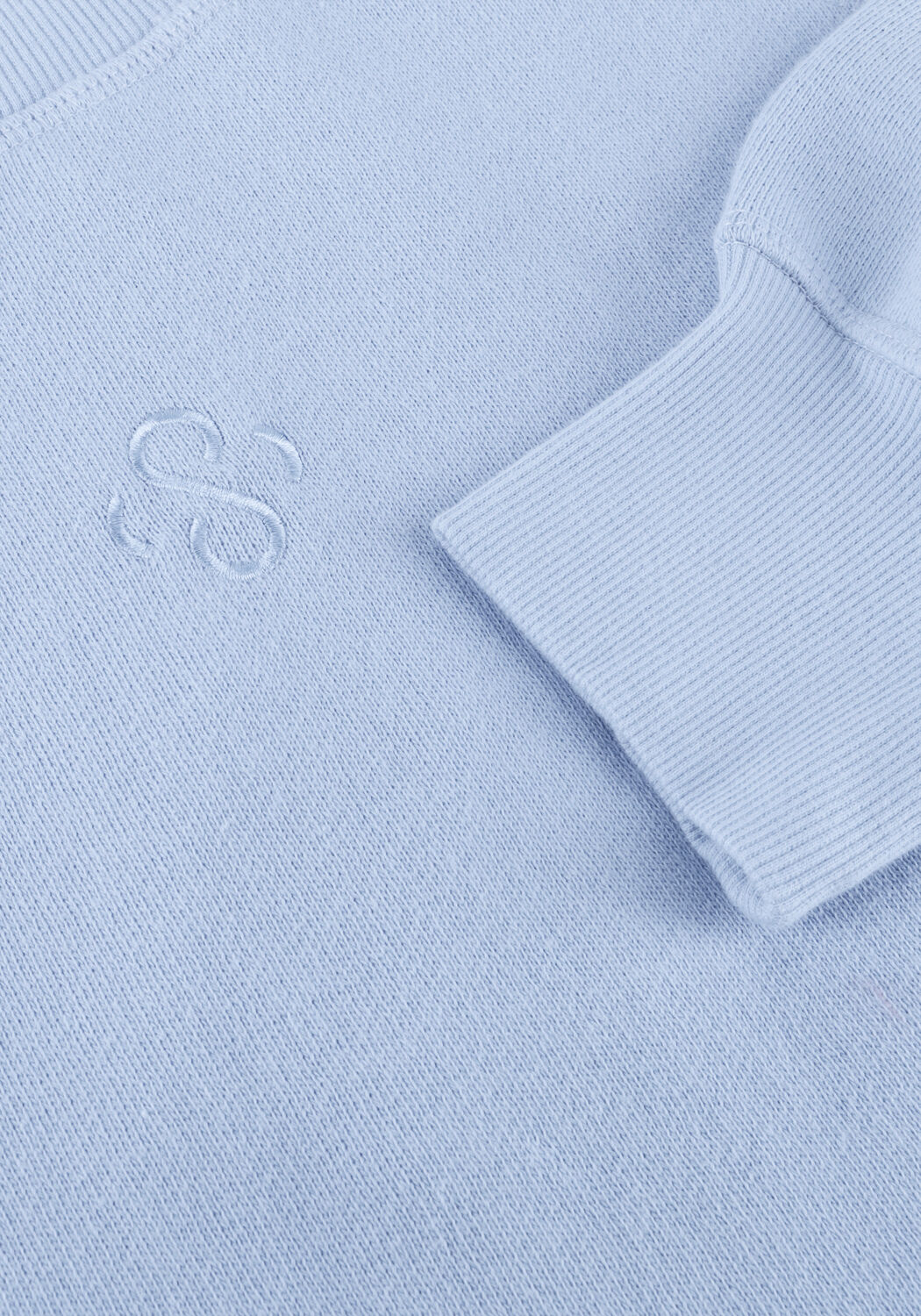 SUMMUM Pull JERSEY FADE-OUT SWEAT en bleu - large