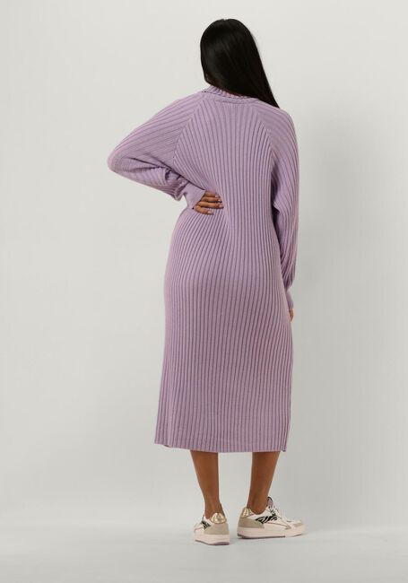 Y.A.S. Robe midi YASMAVI KNIT MIDI ROLLNECK DRESS Lilas - large